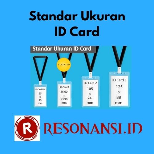 Standar Ukuran ID Card